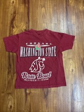 Vtg 90s WASHINGTON STATE COUGARS Football 1998 ROSE BOWL T-Shirt Youth. No Tag