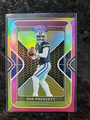 2024 Panini Certified - Gold Team Dak Prescott #GT-DPT Mirror Pink /199