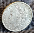 1889 O Morgan Silver Dollar- .90 Silver- Old Cleaning- Fine Details