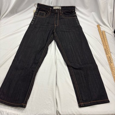 NEW Men's 36W MARQ SEVENTY FIVE Straight Leg Jeans Dark Denim Five Pocket