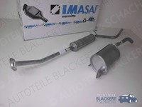 Imasaf Auspuffset für Note 1.4 E11 3/2006-10/2007 | Mitteltopf + Endtopf