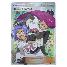 Pokemon Hidden Fates Holo Jessie & James (Full Art) 68/68 - NM