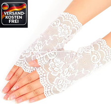 Fingerlose Damen Handschuhe für Hochzeit & Ball – elastisch, elegant, kurzset