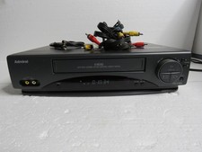 Vintage Admiral 4 Head VHS HQ Player VCR JSJ 20418 Auto Head Cleaning Bundle