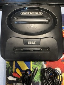 SEGA Genesis Model 2 Console W/ 2 Controllers And Game