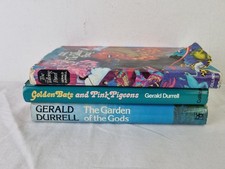 Gerald Durrell 3Pcs Book Bundle First Edition Talking Parcel Garden Gods Used