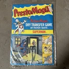 Vintage Presto Magix Picture Magic Dry Transfer Game Superman Sealed 1978