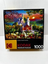 Kodak Neuschwanstein Medieval Castle 1000 Piece Jigsaw Puzzle Complete 