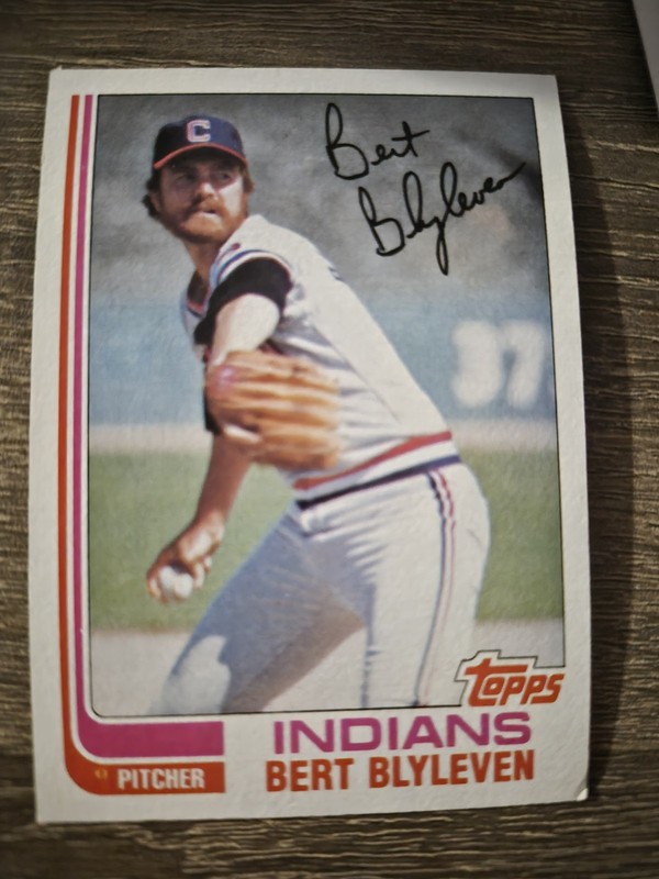 Bert Blyleven 1982 Topps #685 Cleveland Indians HOF 