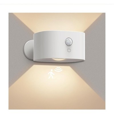 Motion Sensor Wall Light LED Sconce Wireless Rechargeable Magnetic Mounting New