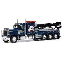 1980 Peterbilt 359 Wrecker - Blue w/ Eagle 1:43 Scale Diecast Model Truck