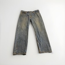 Levi Strauss 505 Jeans 40x30 Blue Regular Fit Straight Leg Denim Mens Vintage 11