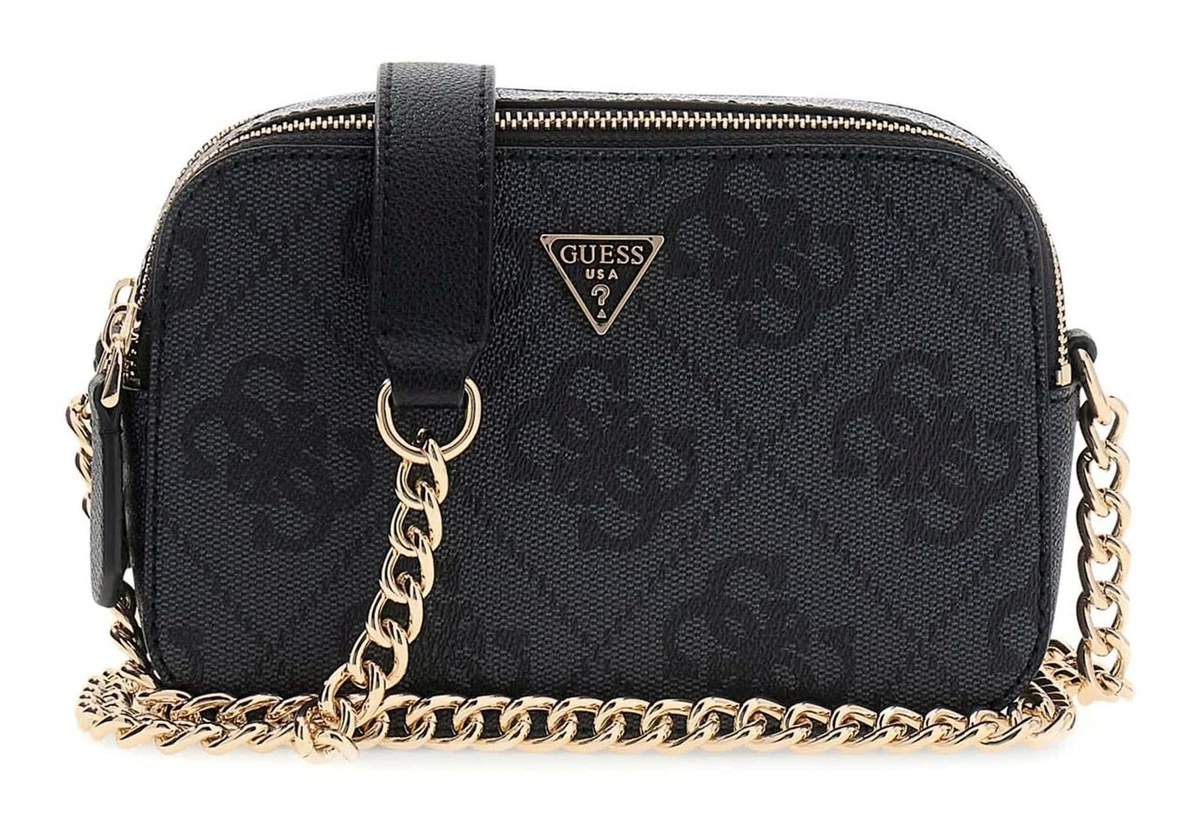 Sac Bandoulière GUESS Meridian Girlfriend Camera Bag Taille S Gris - Neuf Avec étiquettes