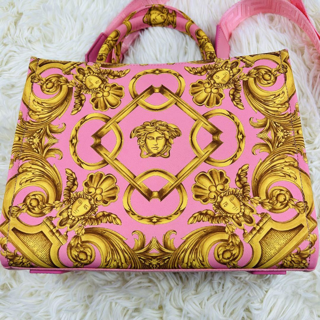 アテナ スモール ラフィア トート ホワイト,ゴールド | VERSACE JP