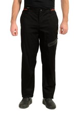 Scuderia Ferrari Men's Black Elastic Tape Chino Pants US 40 IT 56