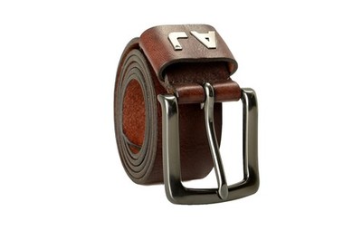 Armani Jeans AJ Men's 100% Leather Brown Belt US 44 IT 110