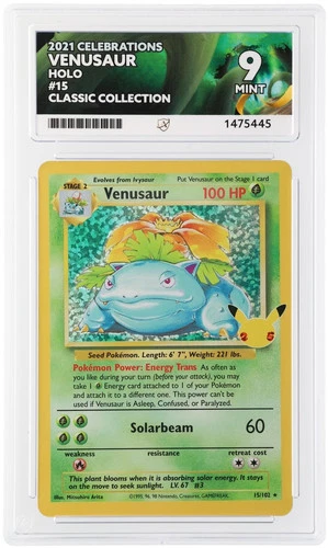 ACE 9 Venusaur 15/102 Celebrations Mint Pokemon