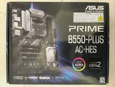 ASUS Prime B550-PLUS AC-HES ATX Motherboard . New Open Box, Never Installed