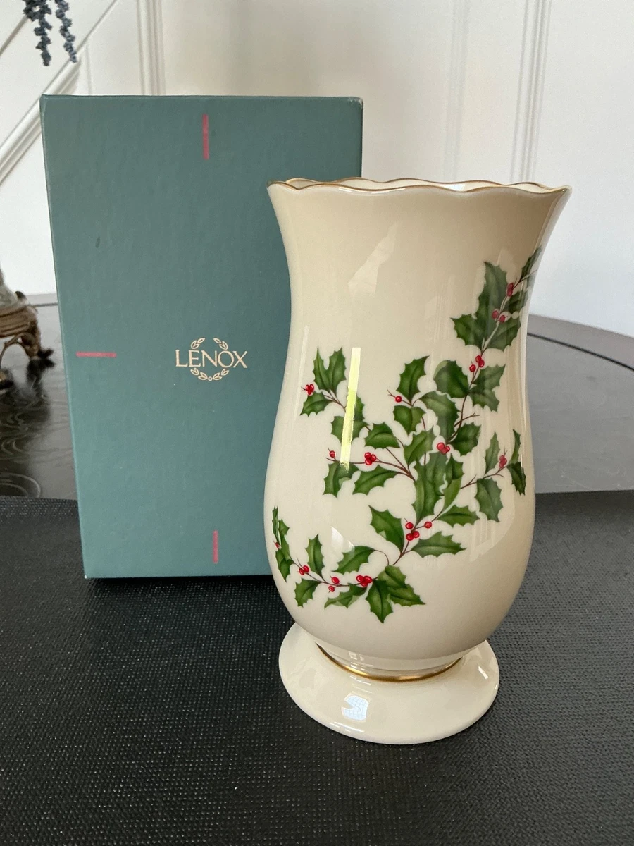 lenox christmas vase products for sale | eBay