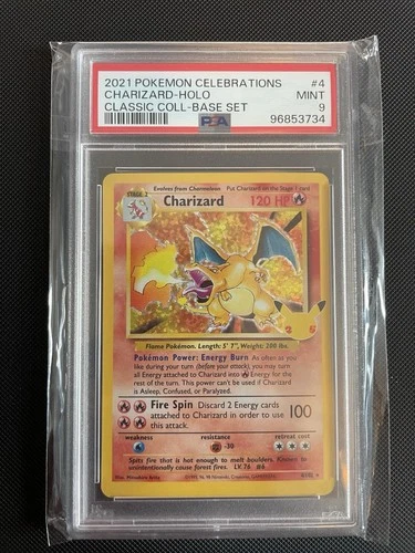 PSA 9 Charizard Celebrations 4/102 – Pokémon 25th Anniversary – Mint