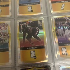 2025 NFL UNO Elite ALT JERSEYS YELLOW Foil SP #028 L.J. COLLIER