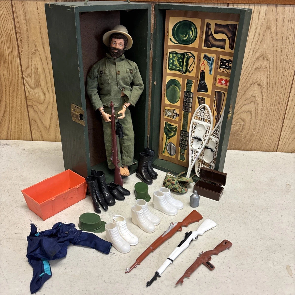 Wooden G.I. Joe Military & Adventure Action Figures 1964 Year
