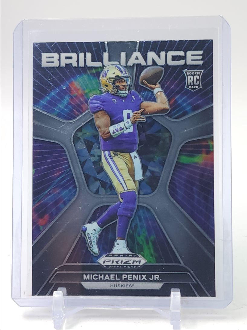 MICHAEL PENIX JR. 2024 PANINI PRIZM DRAFT BRILLIANCE ROOKIE RC Q5818