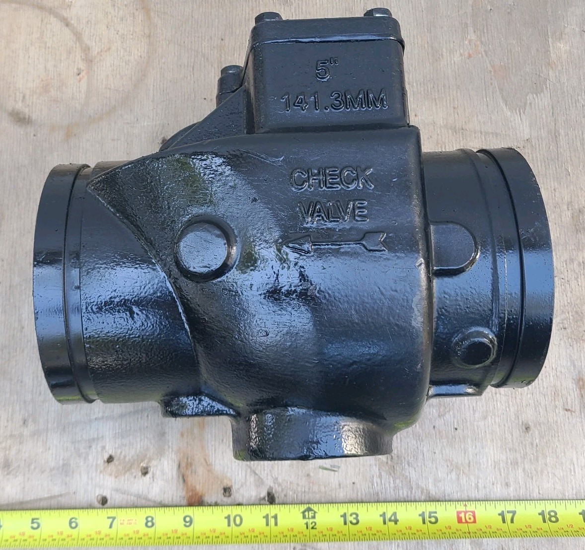 Grinnell Fig 590 Check Valve, 5 in Nominal, Grooved End Style