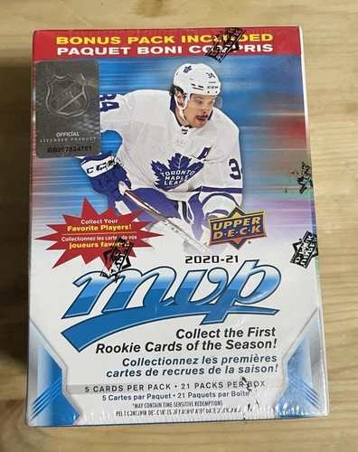 2020-21 Upper Deck MVP Hockey Trading Cards Brand New Sealed Blaster Box