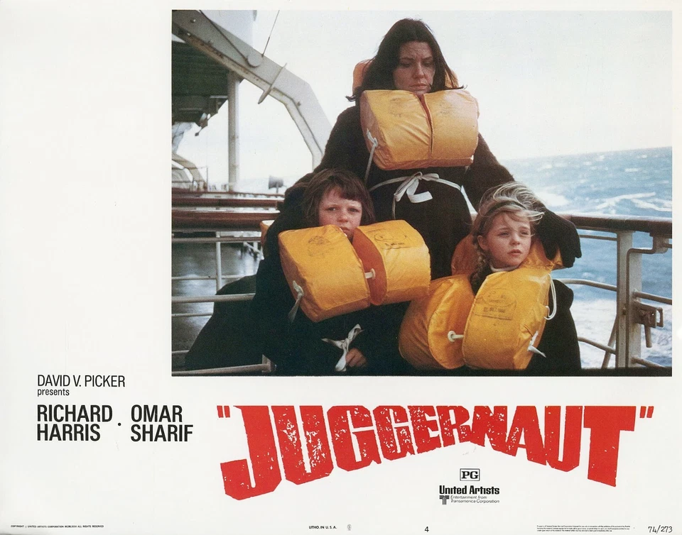 JUGGERNAUT (1974) Richard Harris, Anthony Hopkins - Public Domain DVD NO CASE - Image 3 of 4