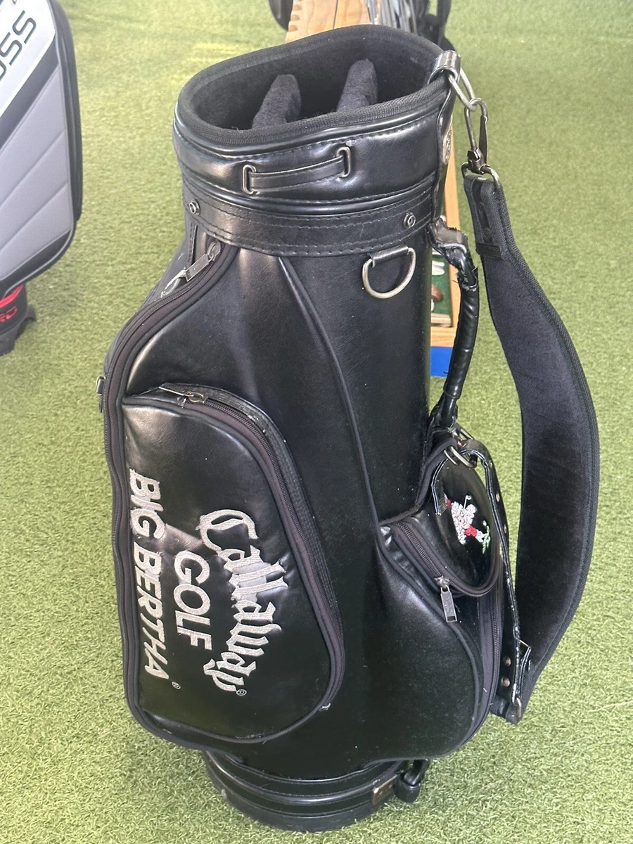 Callaway leather cart bag new arrivals