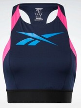 Image of Reebok Womens Workout Ready Low-Impact Sports Bralette Size M