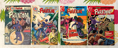 THE PHANTOM #45, 47,62,73 / 4 1970's / FINE -VF / Comic Books