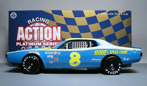 NIB DALE EARNHARDT #8 1975 DODGE 10,000 RPM 1/24 SCALE CLEAR WINDOW NASCAR CAR - Picture 5 of 11