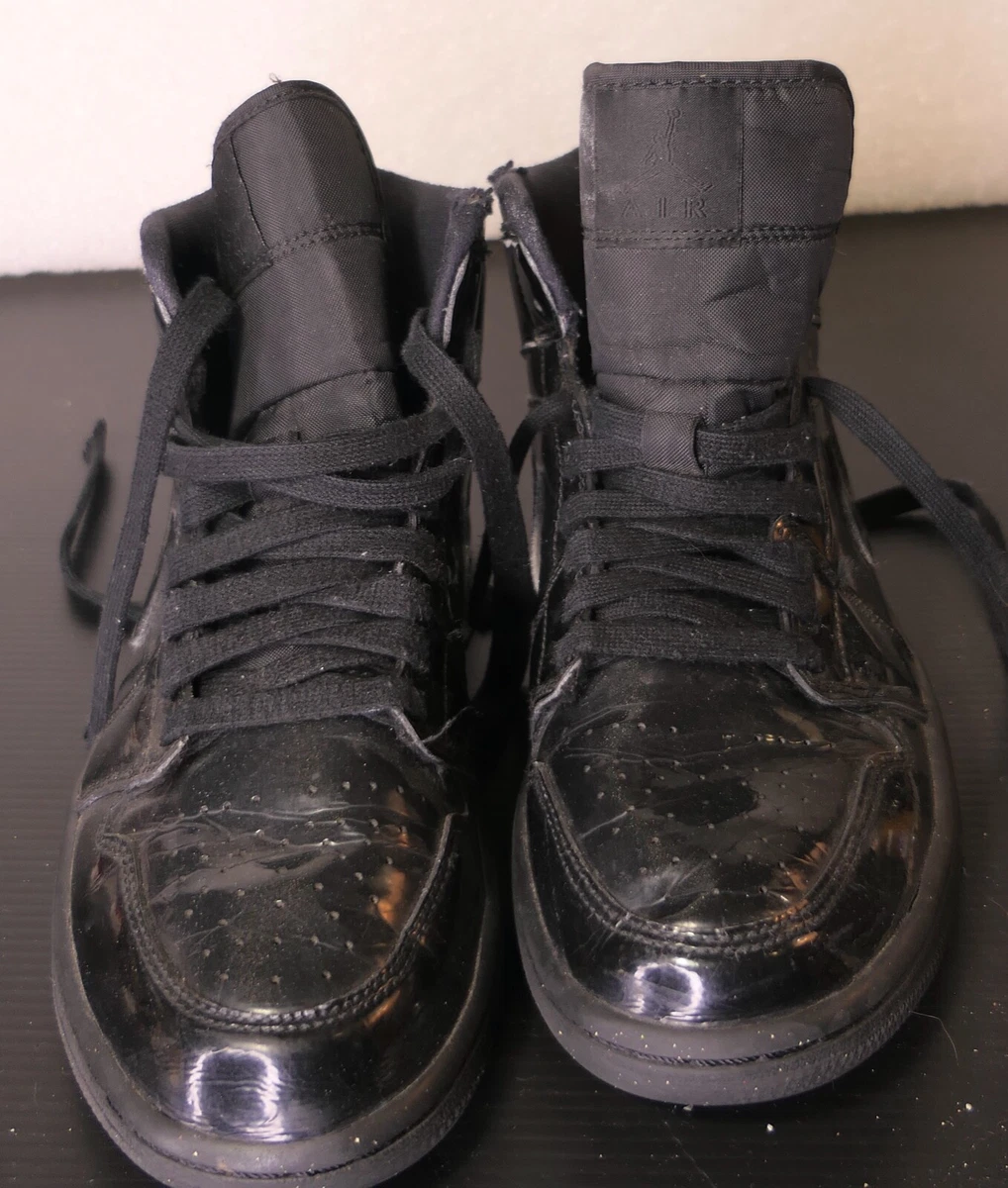 Preços baixos em Jordan 1 Patent Mid Triple Black W | eBay