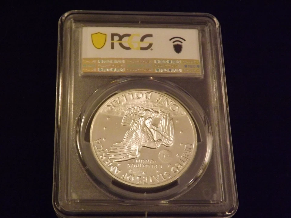 1971-S   1$       Eisenhower       DDO               PCGS   PR 67 - Image 2 of 2