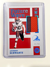 2021 Encased Anthony Schwartz Future Wave Materials Sapphire Patch RC /50 SP