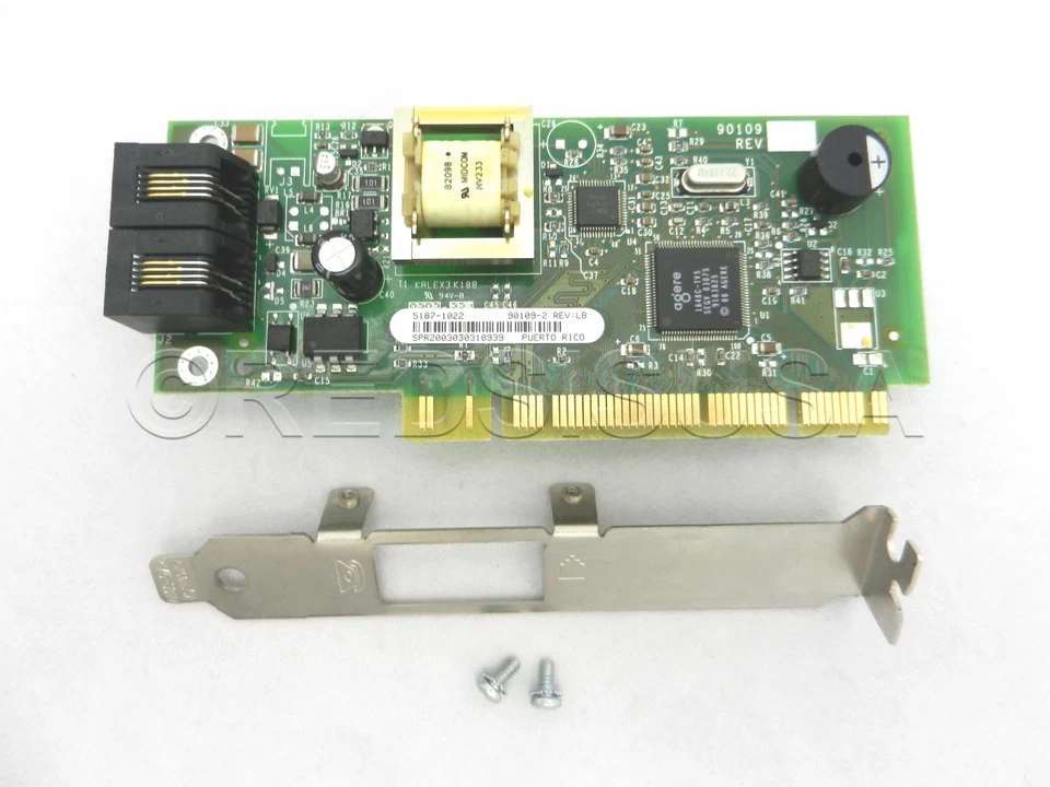 Modem adaptador de rede Smart Modular Technologies 56K PCI Ethernet modelo 90109-2 - Imagem 3 de 4