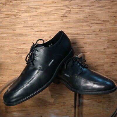 Mephisto Shoes Mens Size‎ 10 Black Leather Cap Toe Dress Derby Air Jet France Mephisto Men main image 2