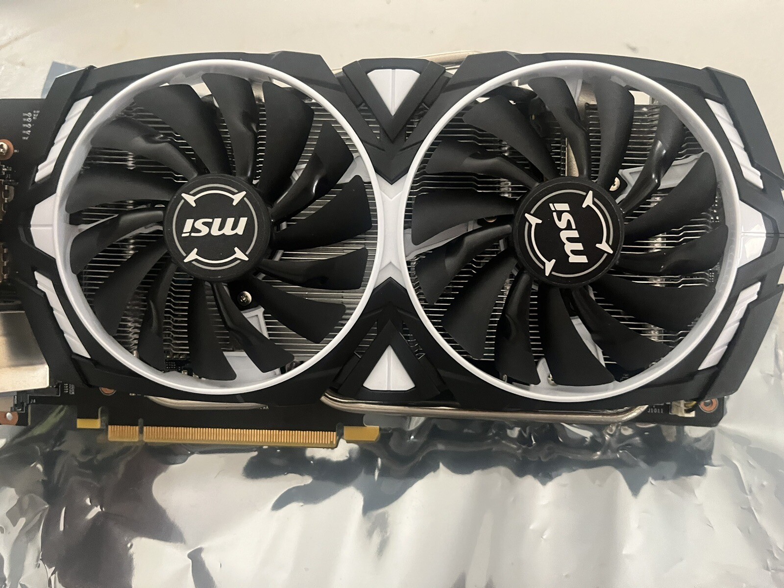 MSI GTX 1060 ARMOR OC Edition 美品 6G静音ファン セミファンレス
