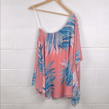 Show me your mumu Zsa Zsa floral one shoulder mini dress