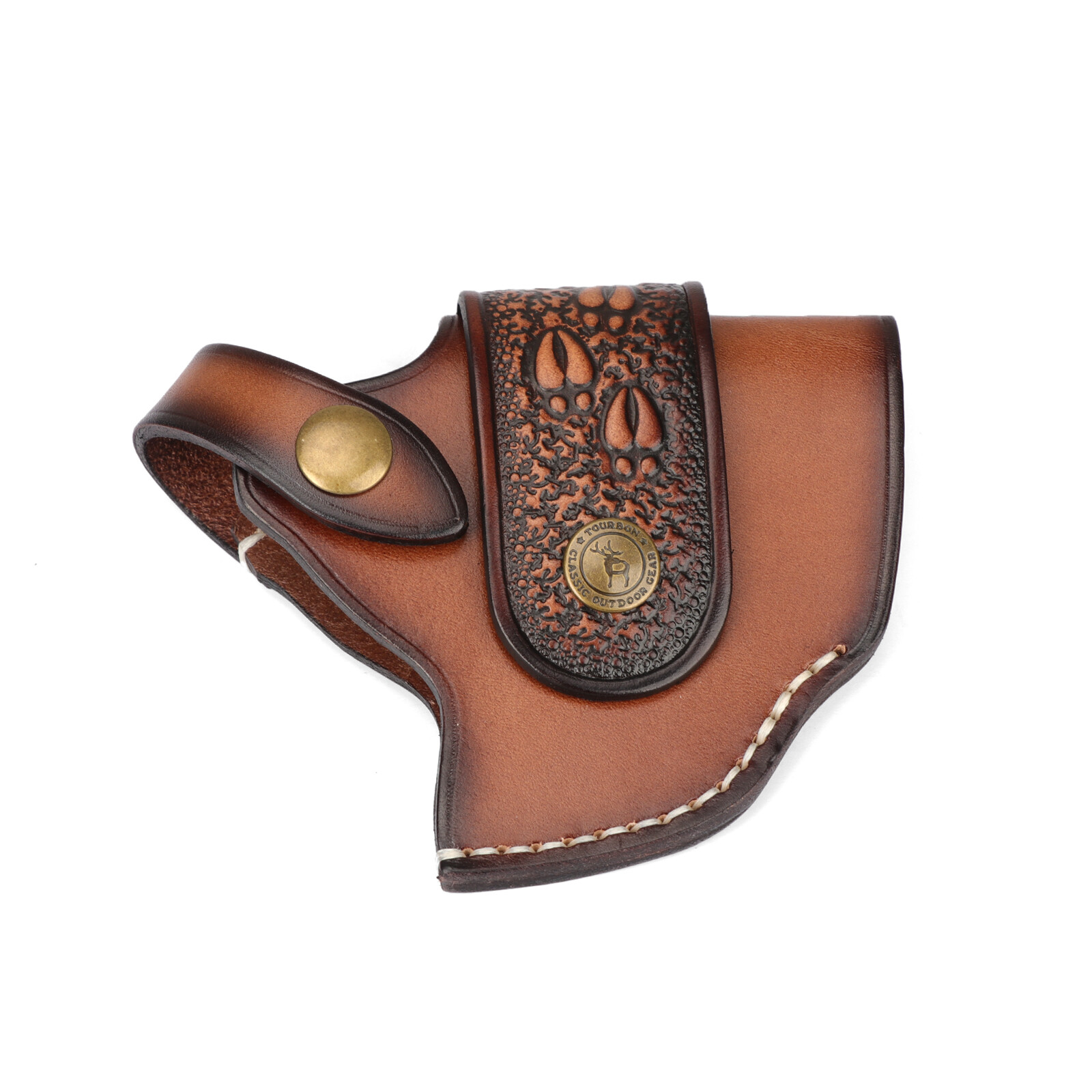 TOURBON Leather Handgun Holster Belt Bond Arms Derringer Barrel Case(Need Trim)