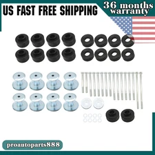 KF04058BK Body Cab Mount Bushings Kit for 1999-2007 Ford F250 F350 Super Duty