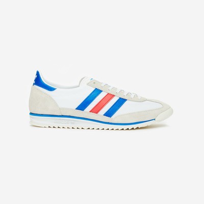 New! Mens adidas SL 72 Fv4430 Ftwr White/Glowing Blue/Glowing Red Shoes |  eBay