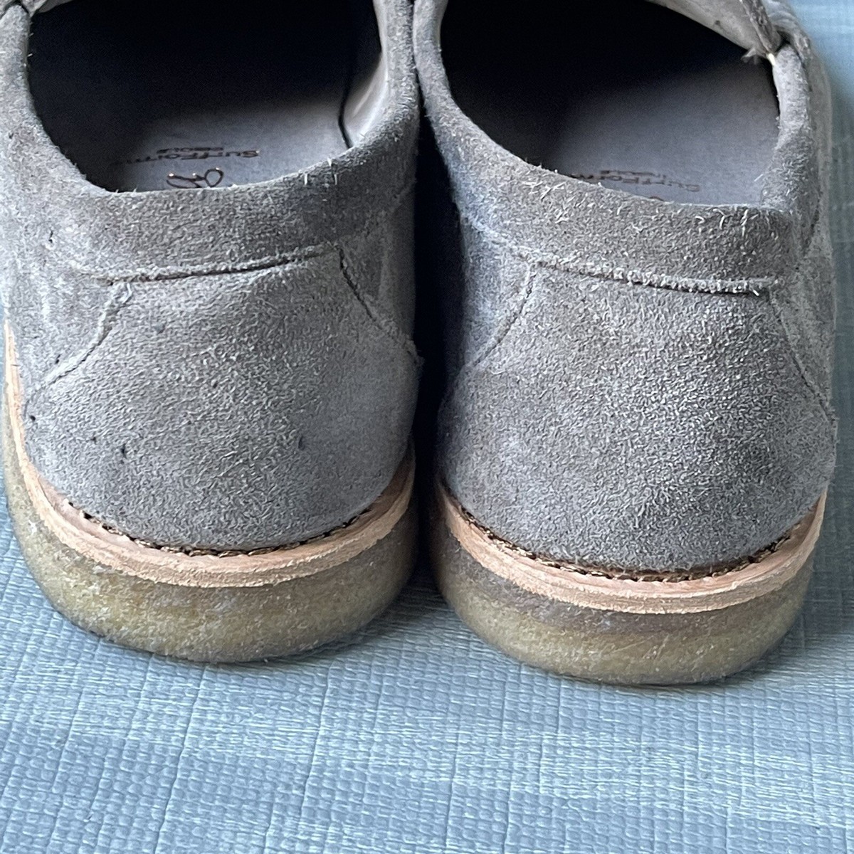 Allen Edmonds CATALINA Casual Soft PENNY Loafers 9 1/2 D  TAUPE Suede.crepe Sole Amazon.com | Allen Edmonds Men main image 4