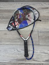 WILSON Vector Titanium Power Bridge Tennis Racket Racquet Blue Silver 4 3/8"