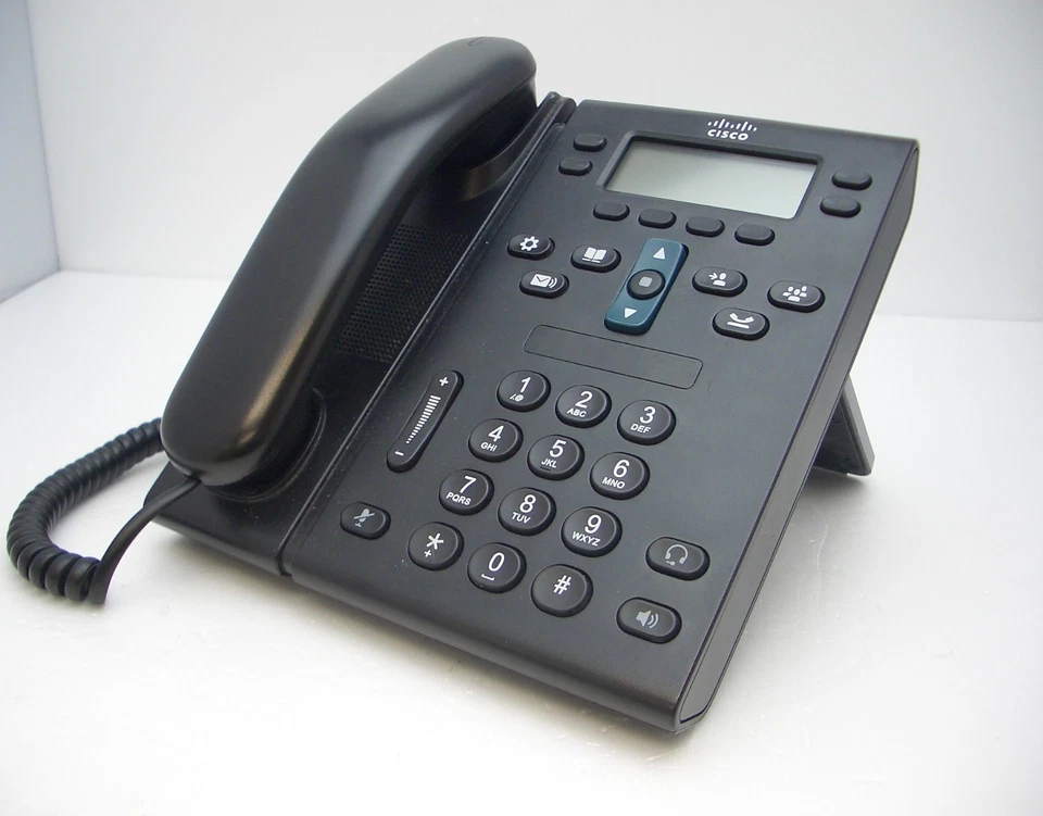 Cisco CP-6941 Charcoal Slimline Unified IP Phone CP-6941-CL-K9= V02 TESTED Okay - Image 4 of 4