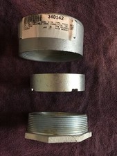 1 NEW 4" 3 PIECE T B galvanized conduit coupling for rigid IMC