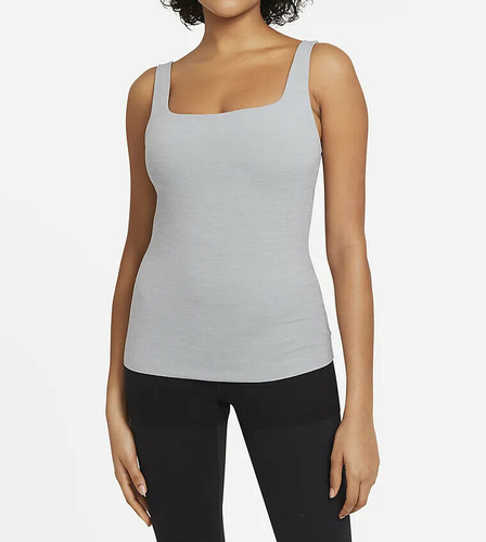 Nike Size XS S M L 2XL Yoga Luxe Women's Premium Shelf-Bra Tank $55 - Afbeelding 1 van 5