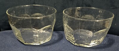 Set Of 2 Chivalry Libbey Glass Bowls